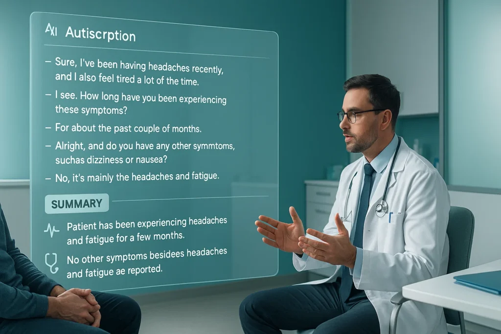 How AI Transcribes, Summarizes & Highlights Key Medical Conversations