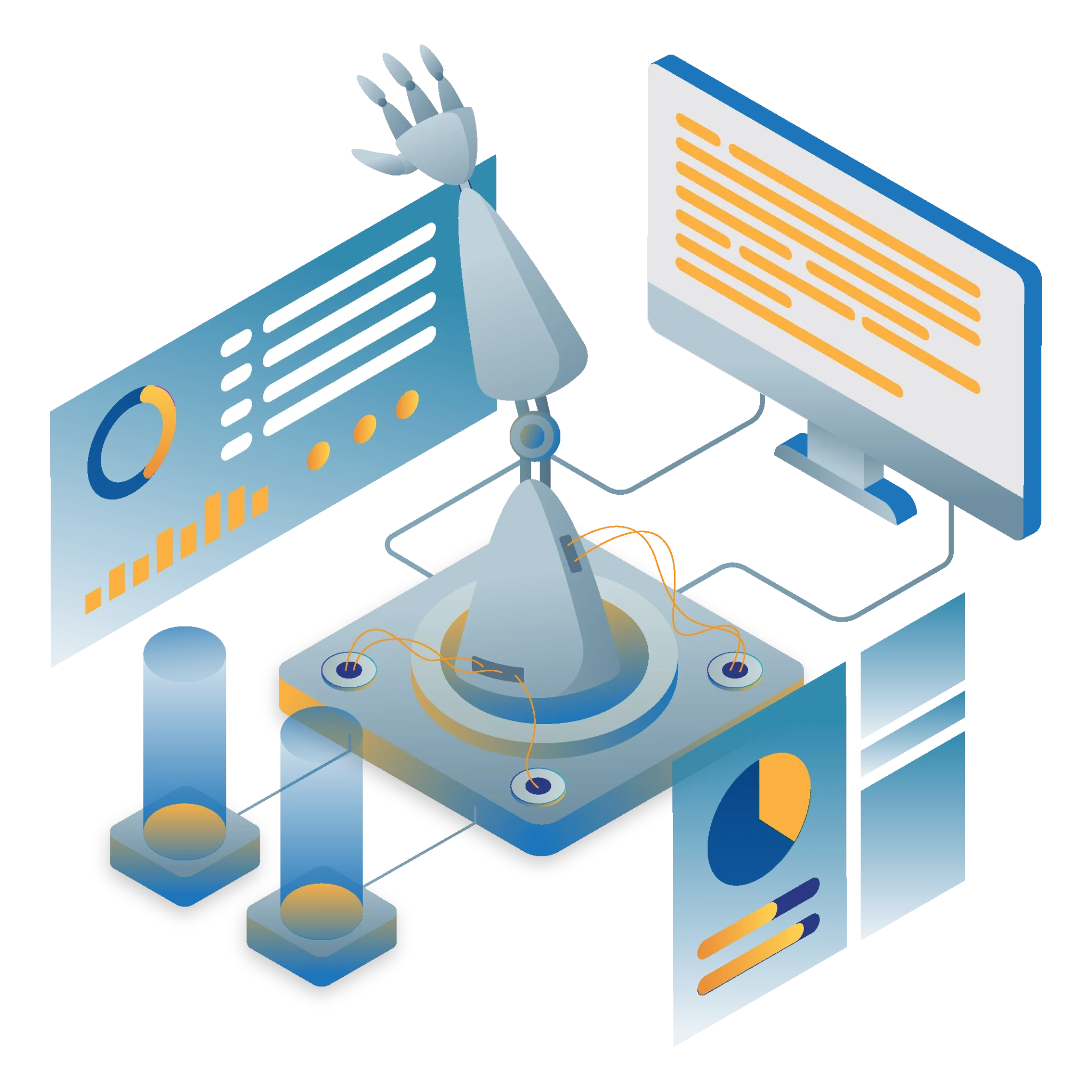 Custom automation solutions illustration