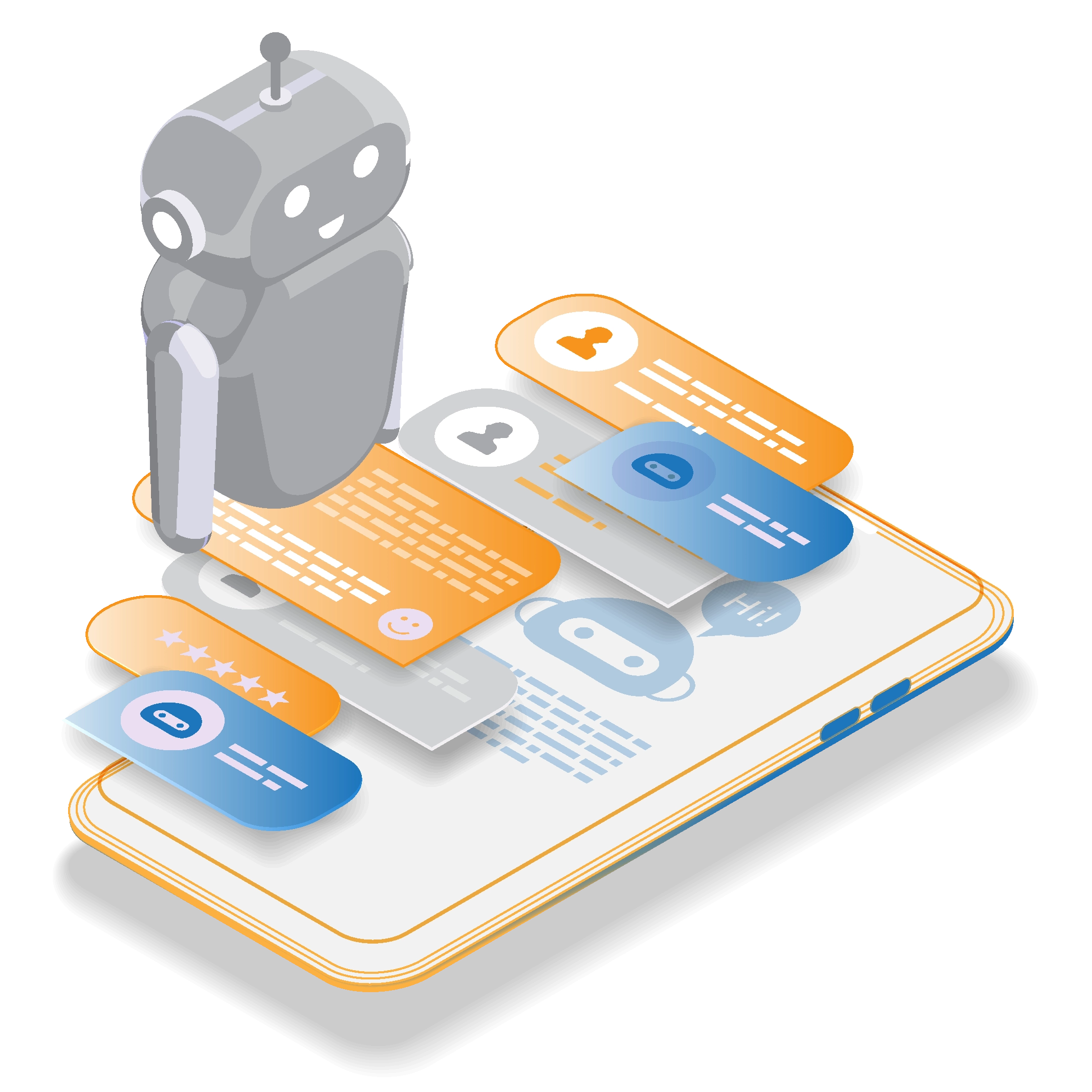 Conversational AI solutions illustration