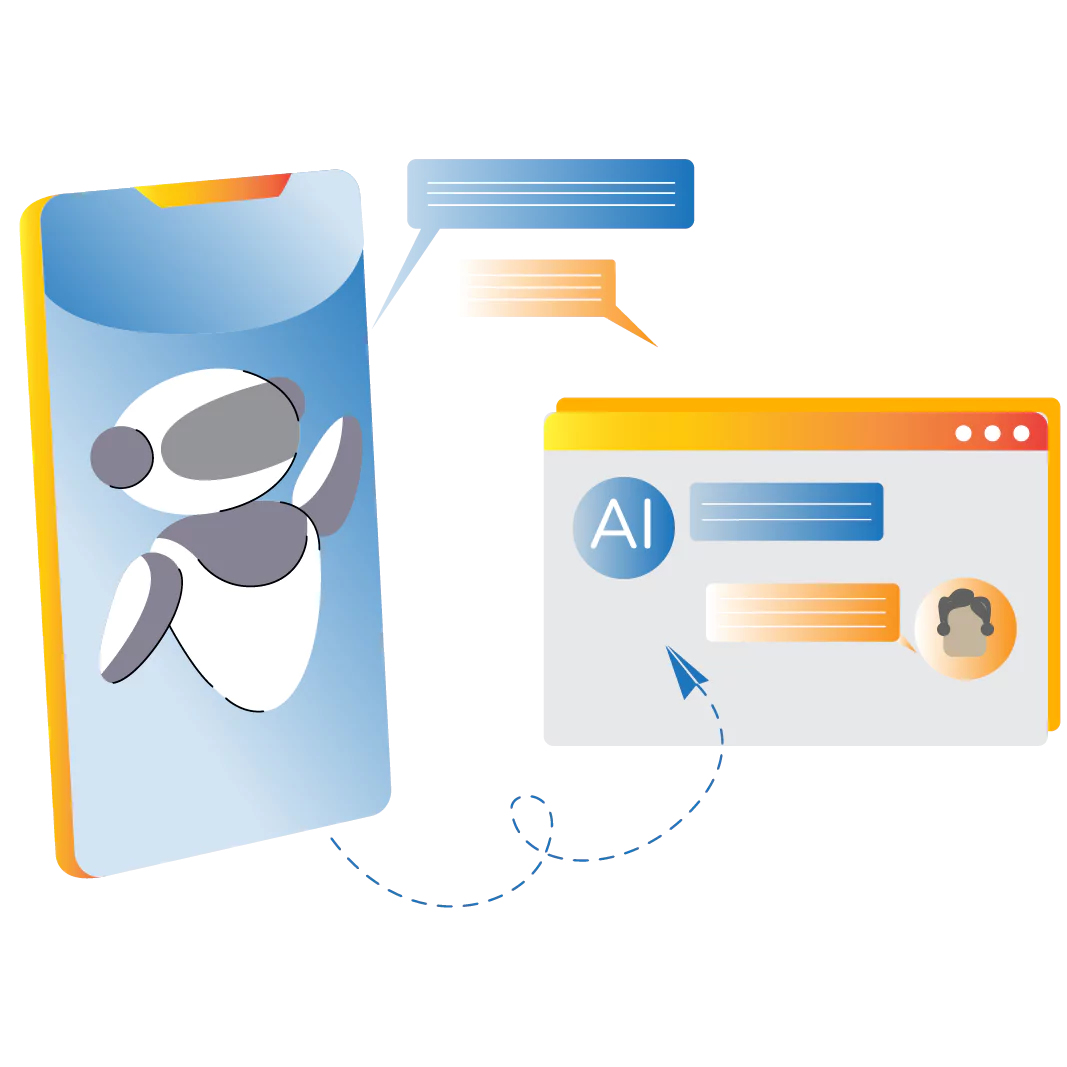 RAG chatbot solutions illustration